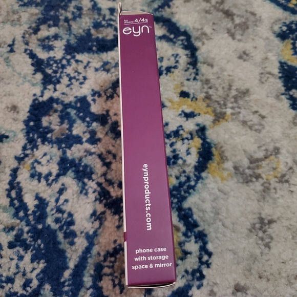 Eyn iPhone 4 4S Phone Case Wallet Wristlet With Storage Space & Mirror - Purple - Picture 4 of 8